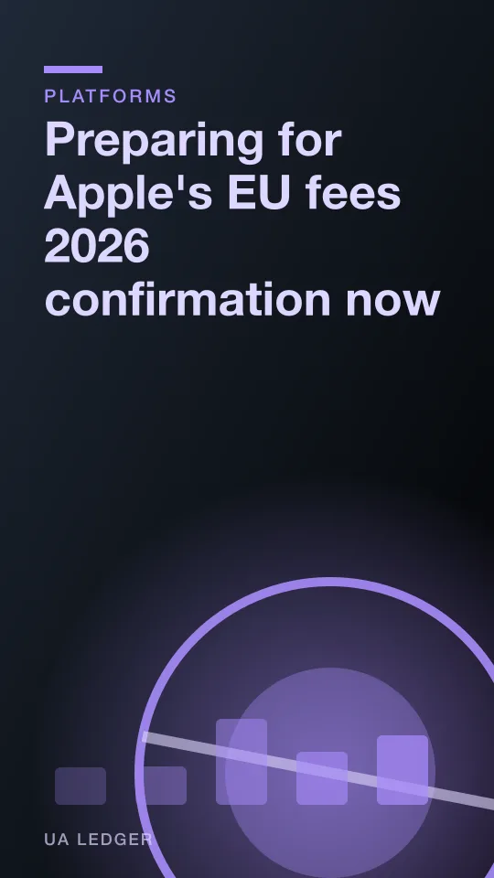 Abstract illustration of a calendar page turning toward a euro-denominated fee structure