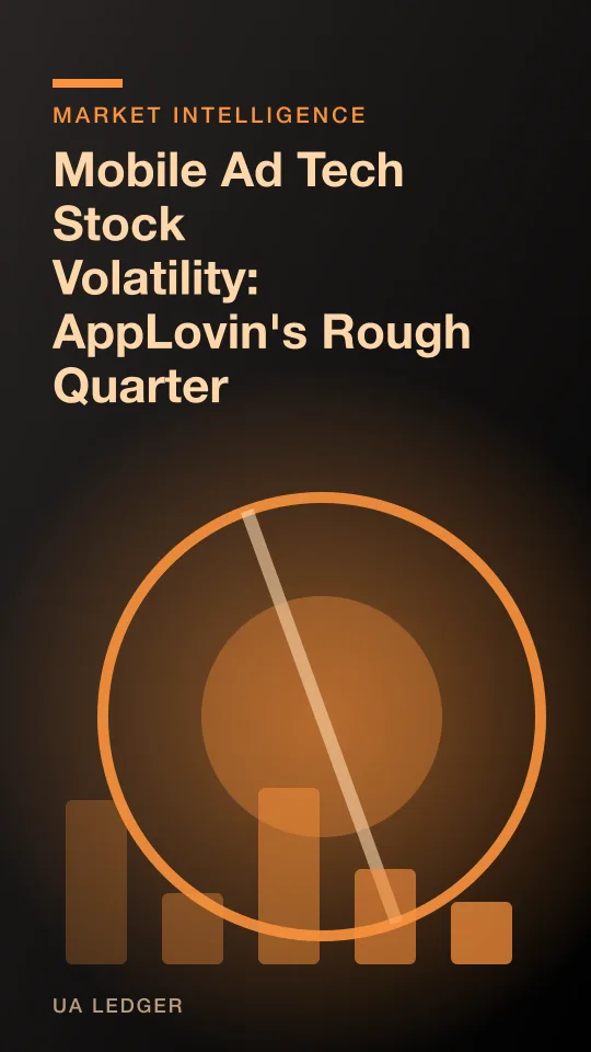 Abstract jagged line chart falling sharply against a muted background