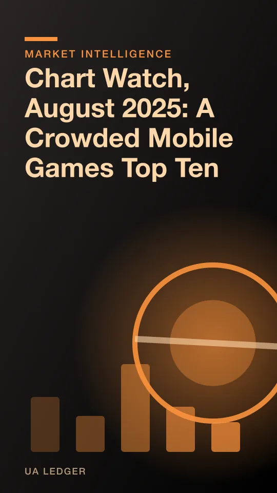 Abstract editorial illustration of a stacked bar chart shaped like a games leaderboard