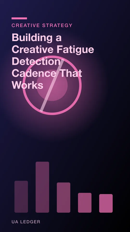 An abstract editorial illustration of a performance line curving downward beside a calendar review marker