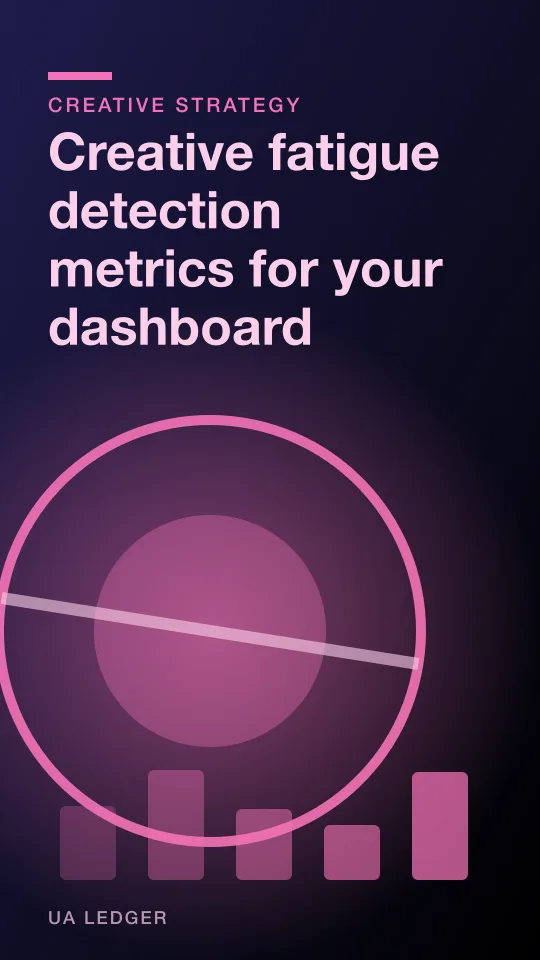 Abstract illustration of a declining line chart beside a set of fading creative thumbnails