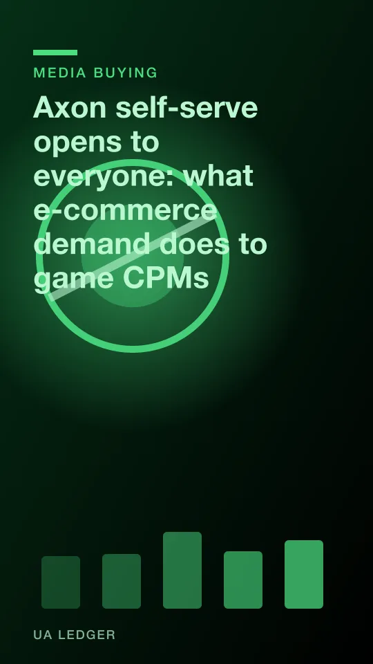 Two shopping-cart and joystick icons competing for the same ad-slot outline