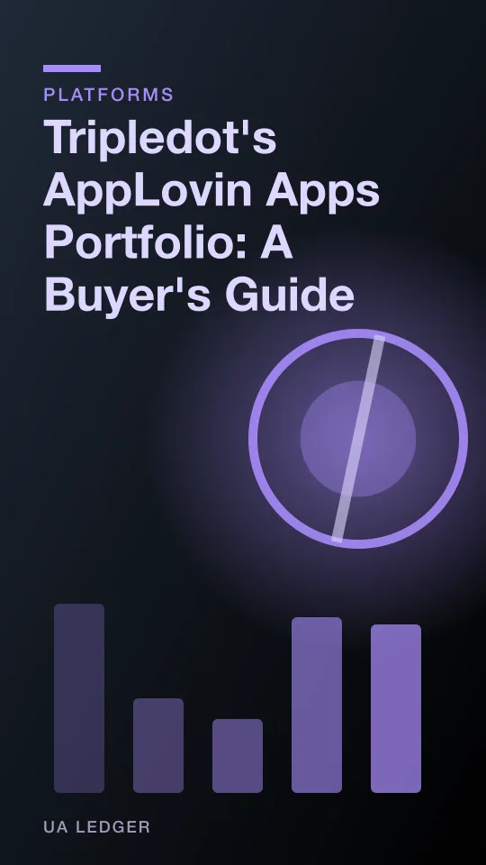 Abstract illustration of overlapping app icon grids merging into a single portfolio, muted editorial palette