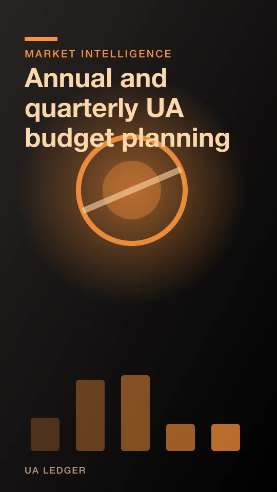 Two arrows meeting in the middle of a budget spreadsheet, one from the top, one from the bottom