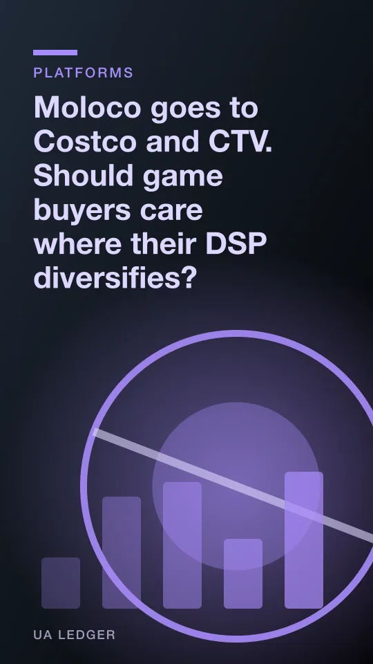 Abstract illustration of a shopping cart icon and a television icon connected by a data line
