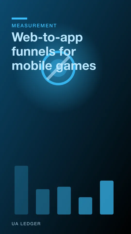 An abstract arrow bridging a browser window and a mobile app icon