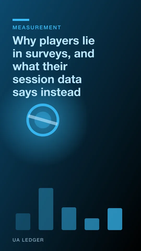 Abstract illustration of a spoken opinion bubble beside a jagged behavioural data line