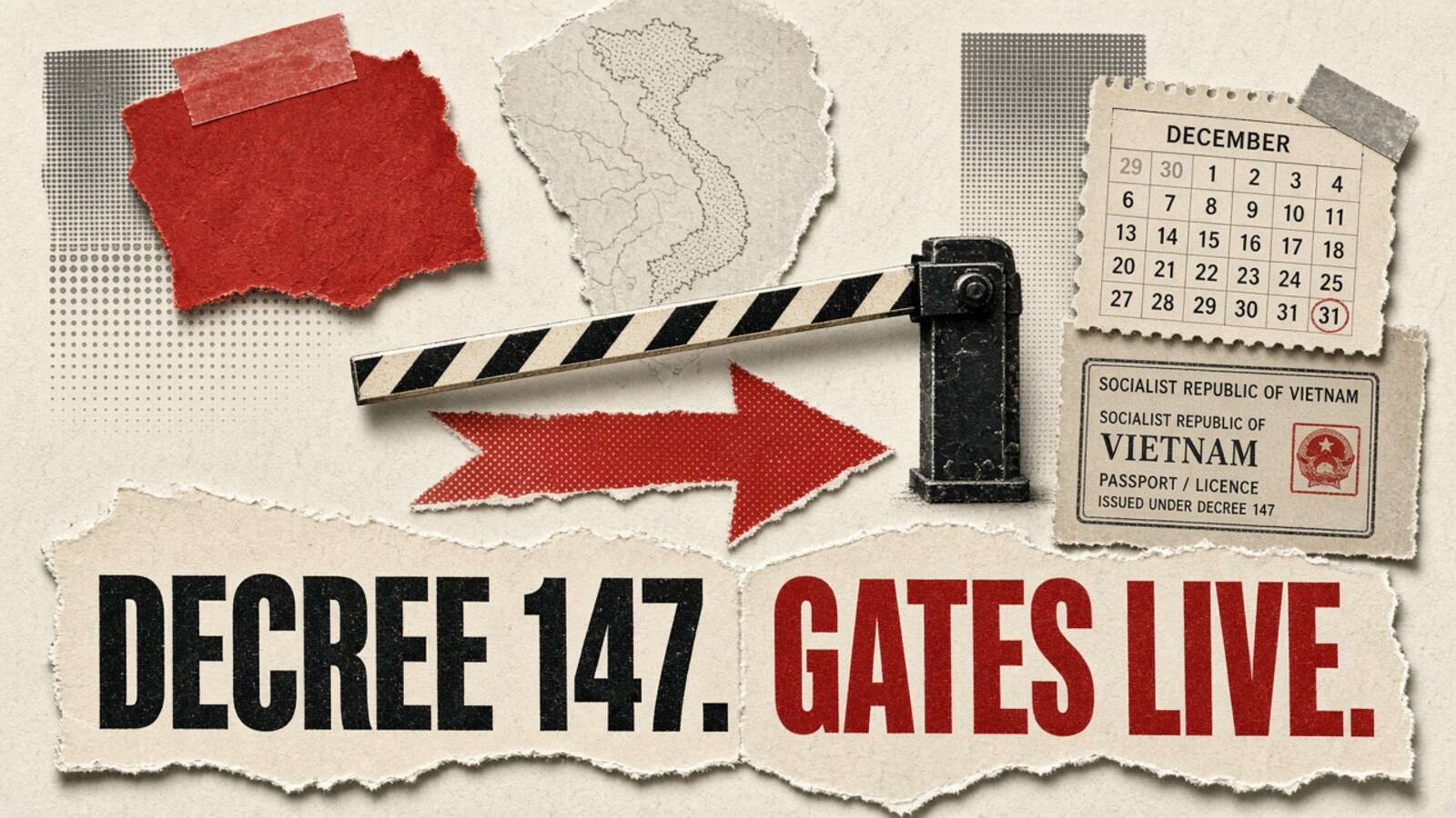 Vietnam Decree 147 takes effect 25 December 2024 — ad and licensing gate goes live