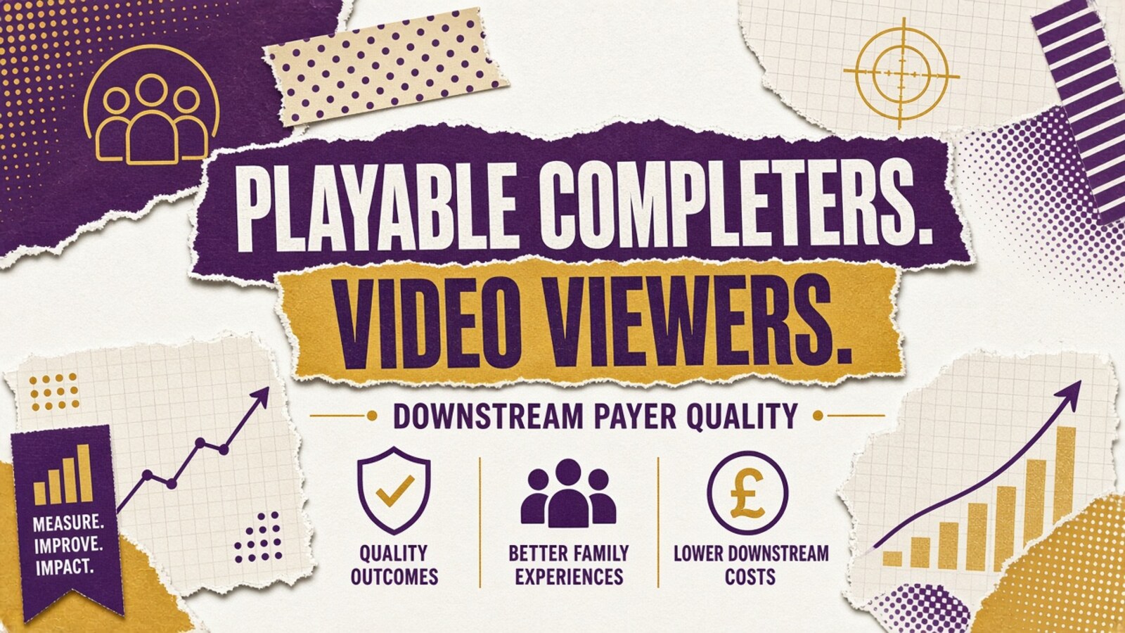 Playable completers vs video viewers: downstream payer quality