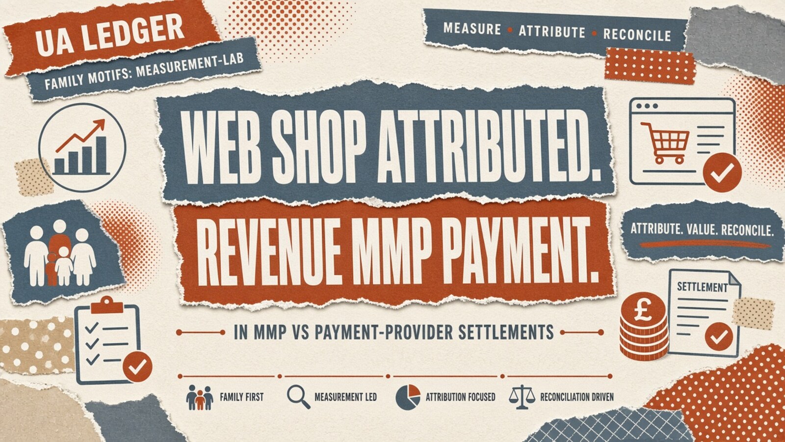 Web-shop attributed revenue in MMP vs payment-provider settlements
