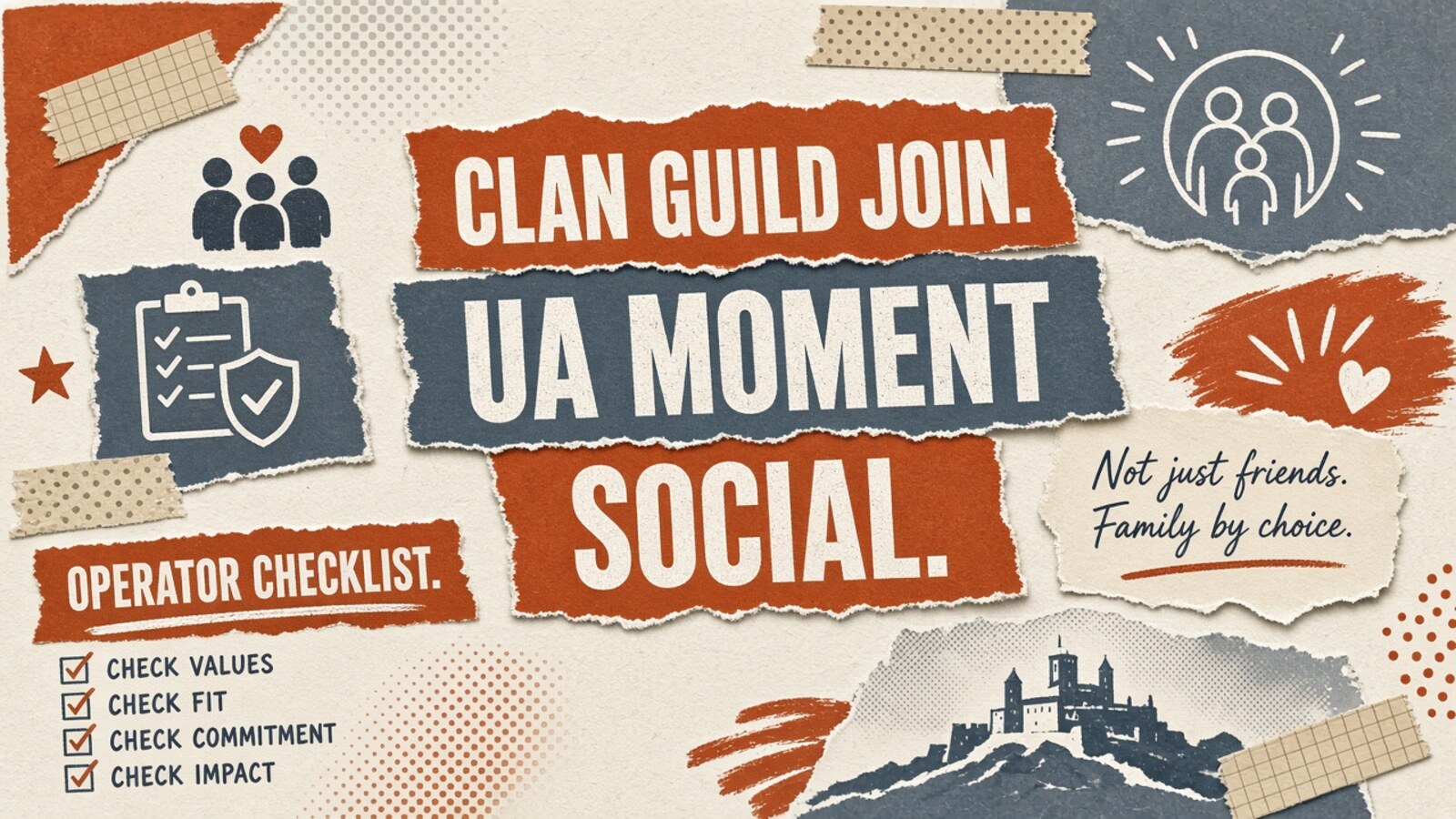 Clan/guild join as a UA moment, not a social feature dump