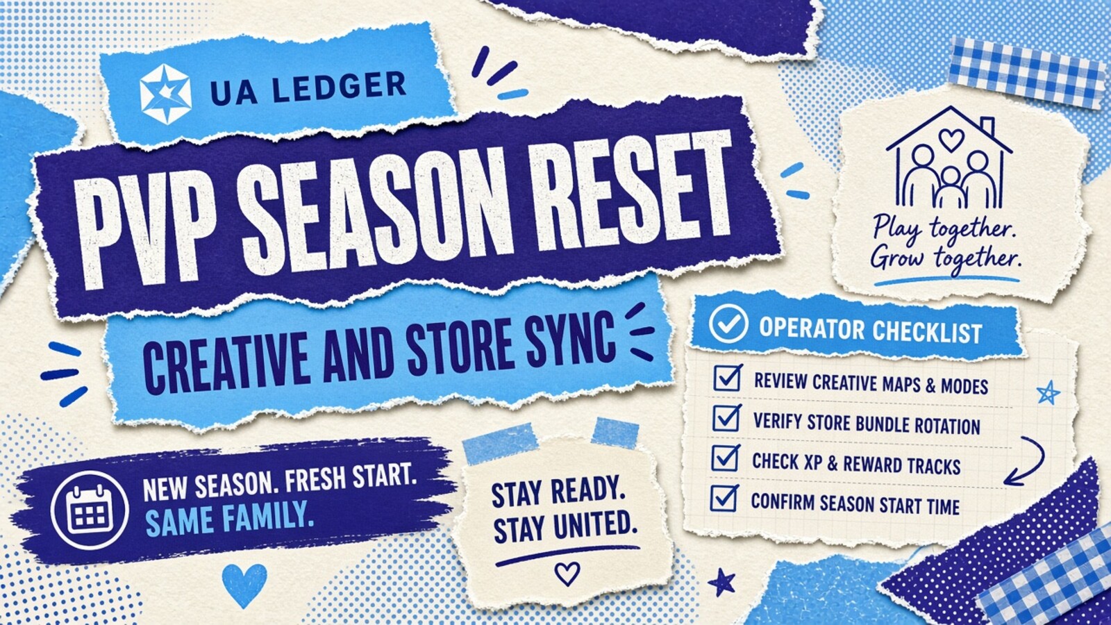 PvP season reset: creative and store sync