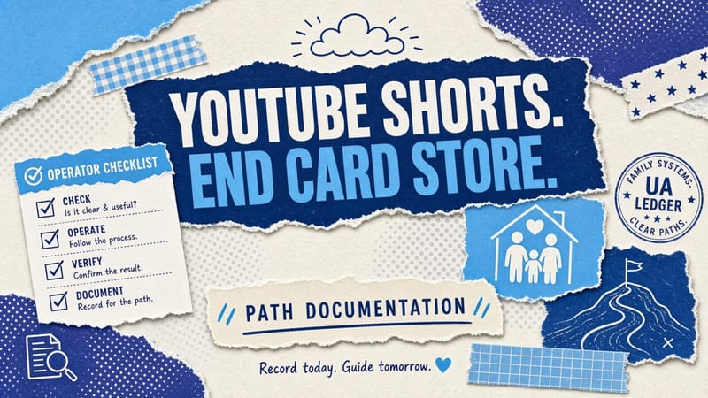 YouTube Shorts end card to store: path documentation